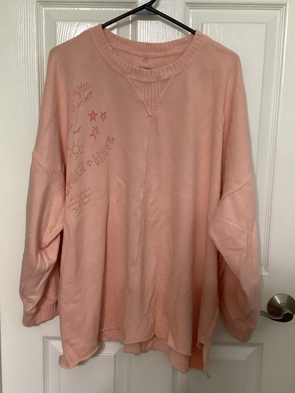 Aerie Peach Sweatshirt Women’s Large